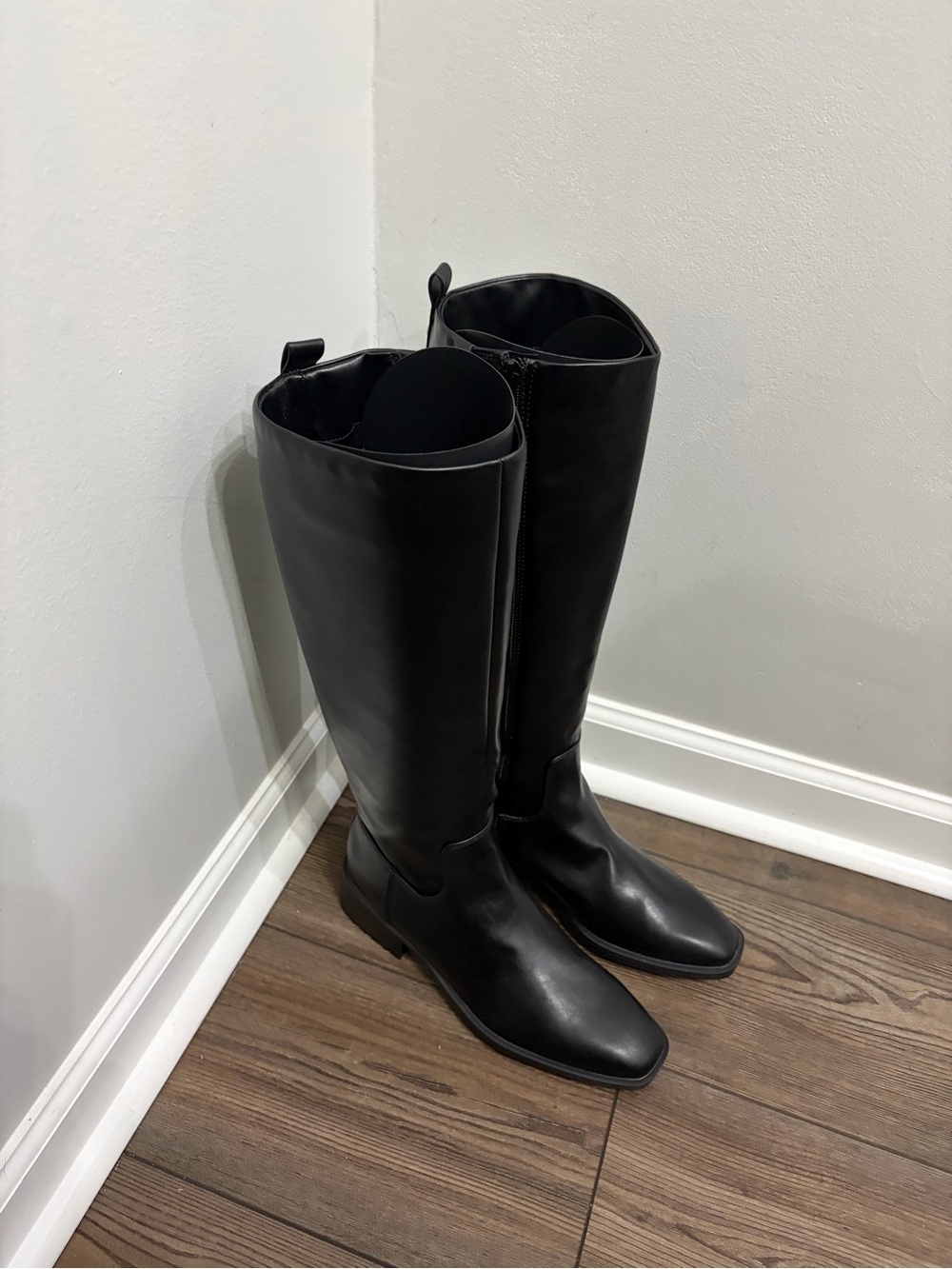 Nine West Black Tall Over-the-Knee Riding Boots